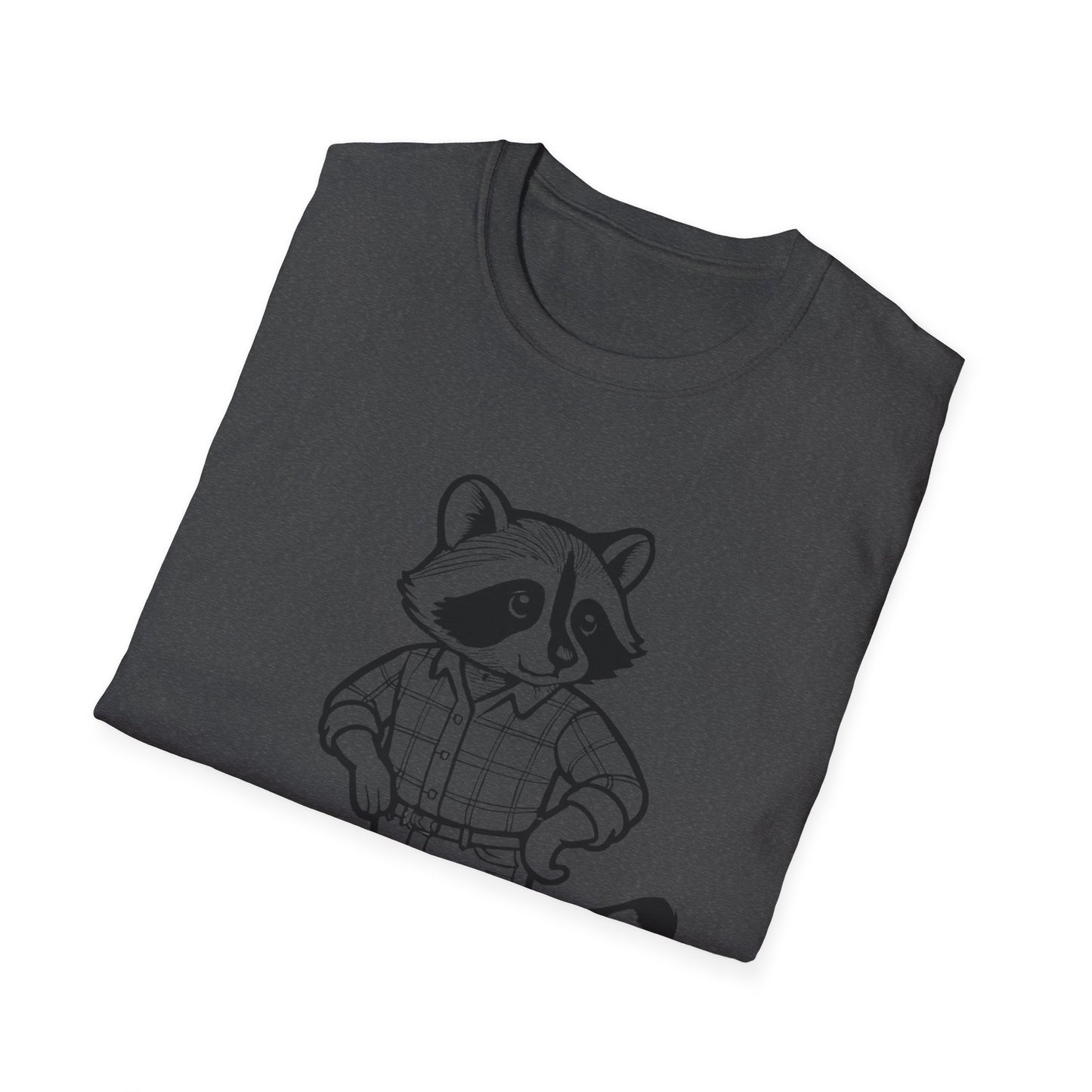 Cowboy Raccoon Graphic Tee Western Country Animal Shirt