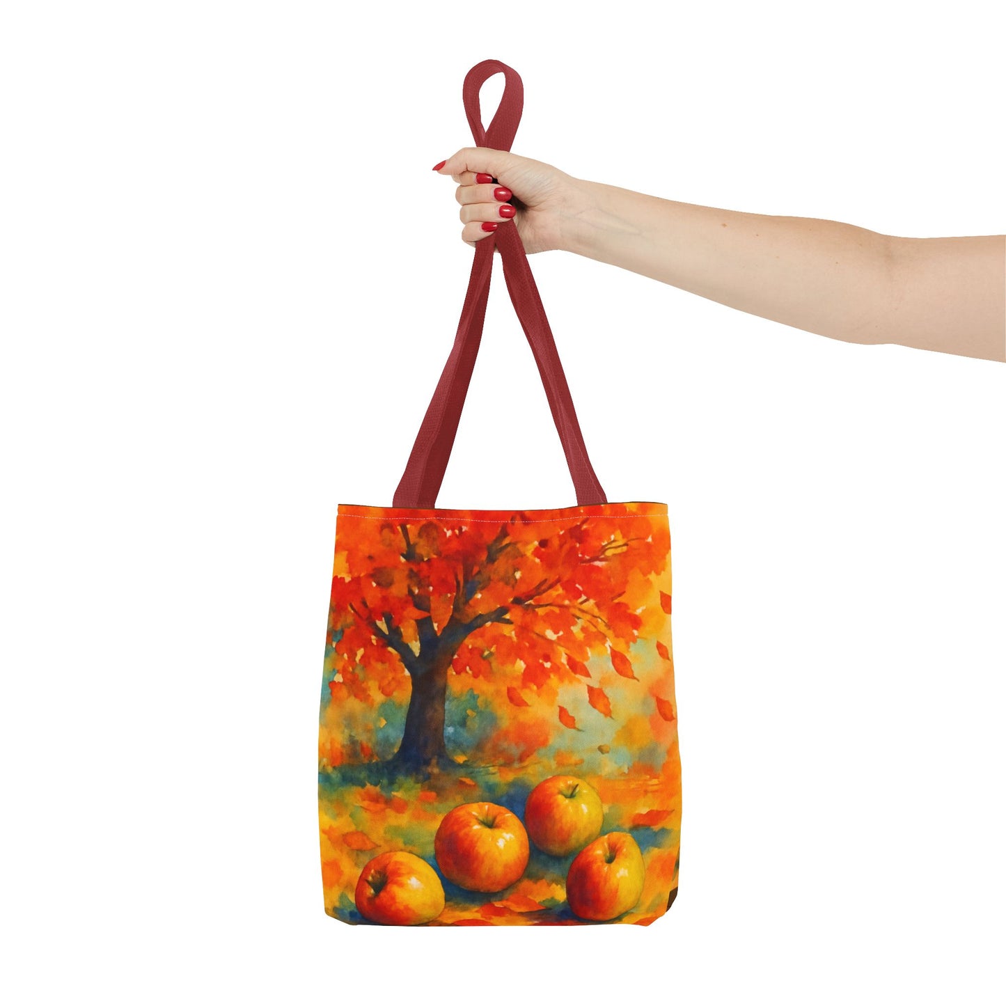Autumn Apple Orchard Tote Bag Fall Harvest Reusable Shoulder Bag Tote Bag (AOP)