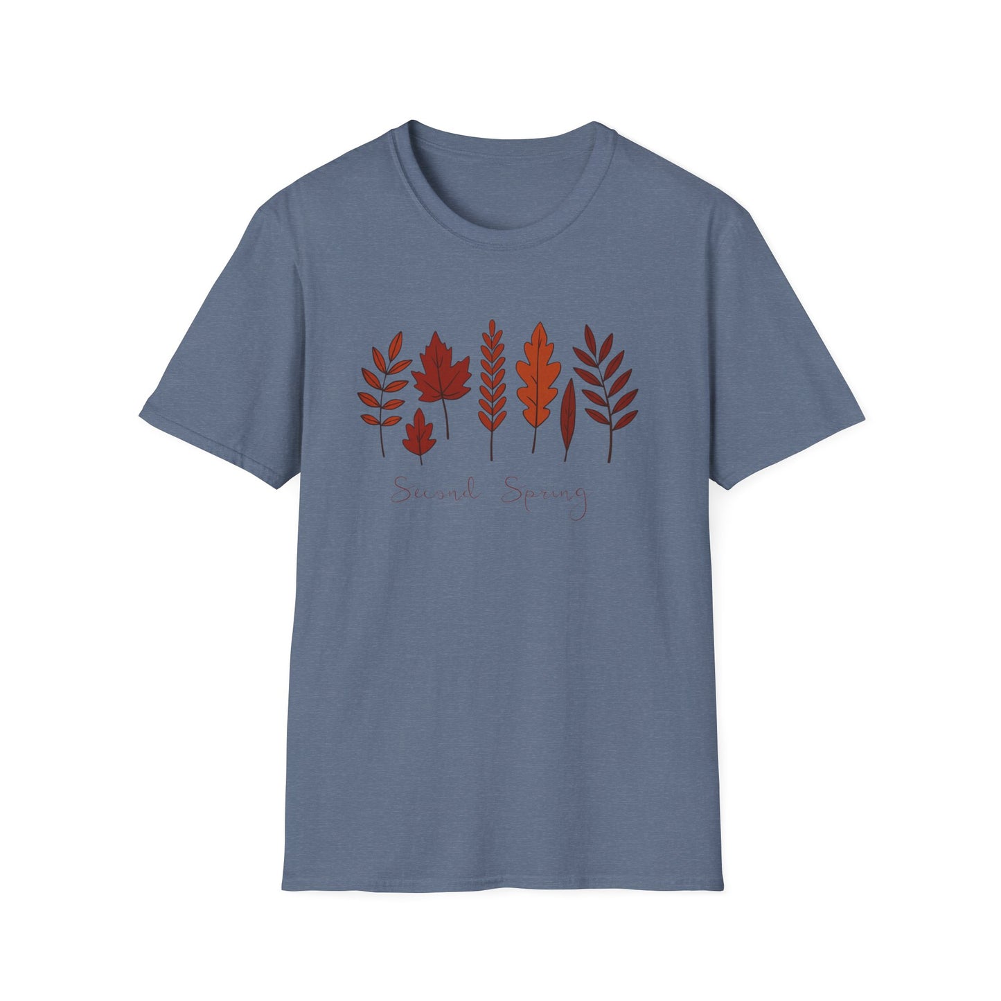 Second Spring Fall Shirt Autumn Leaves TShirt Neutral Cozy Thanksgiving Tee Fall Graphic Tee for Women Unisex TShirt