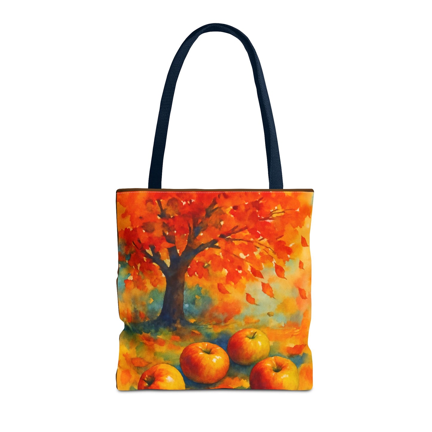 Autumn Apple Orchard Tote Bag Fall Harvest Reusable Shoulder Bag Tote Bag (AOP)