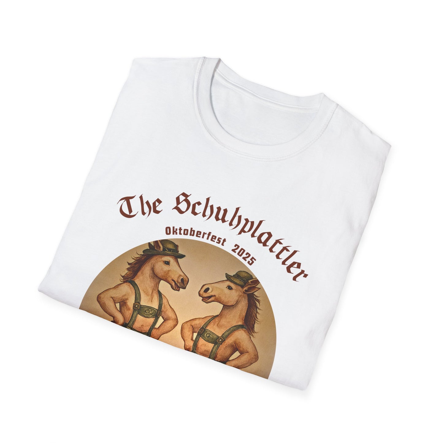 Oktoberfest Horse Dancer T Shirt Funny Bavarian Schuhplattler Tee Unisex Soft style T Shirt