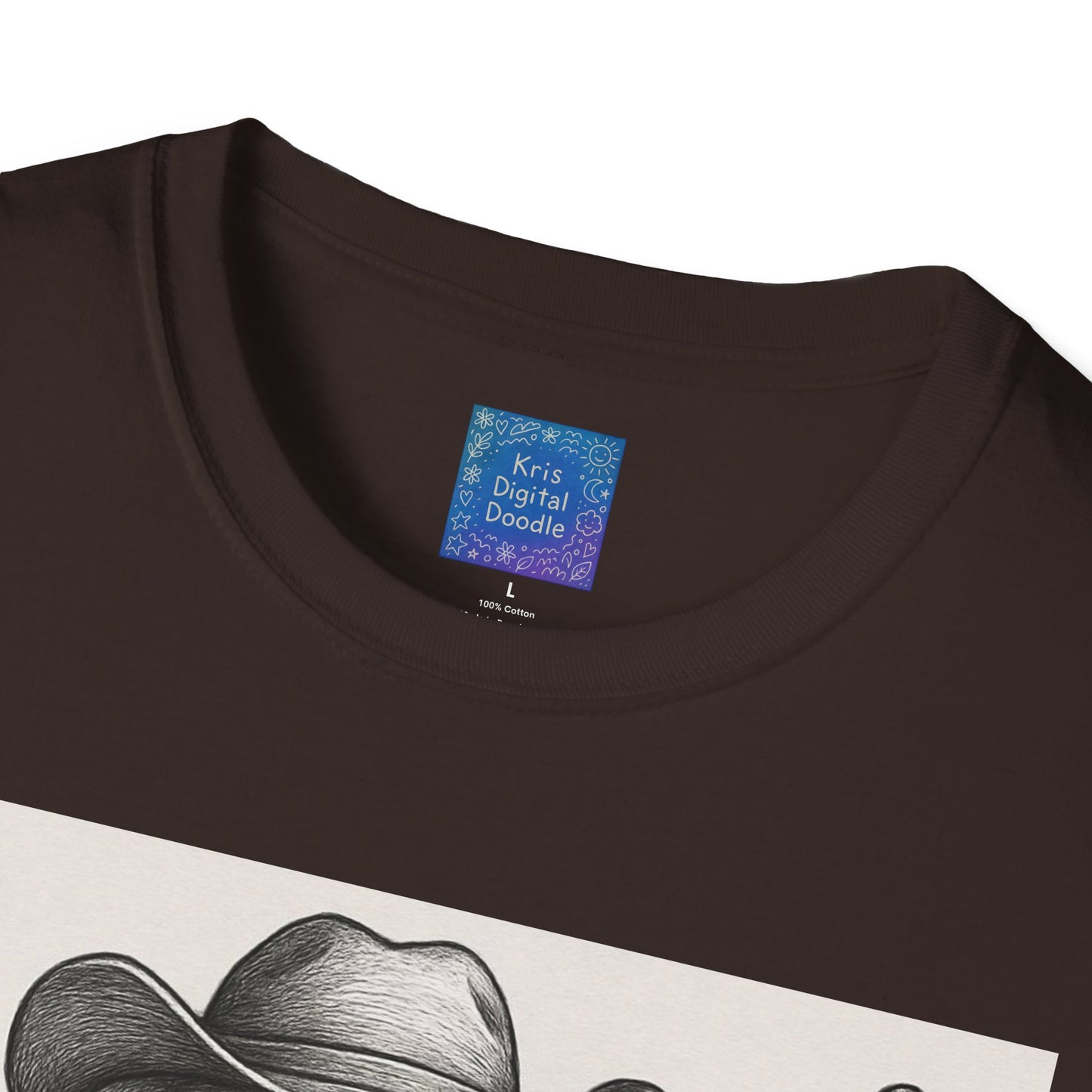 Cowboy Dog T-Shirt, Funny Western Desert Graphic Tee