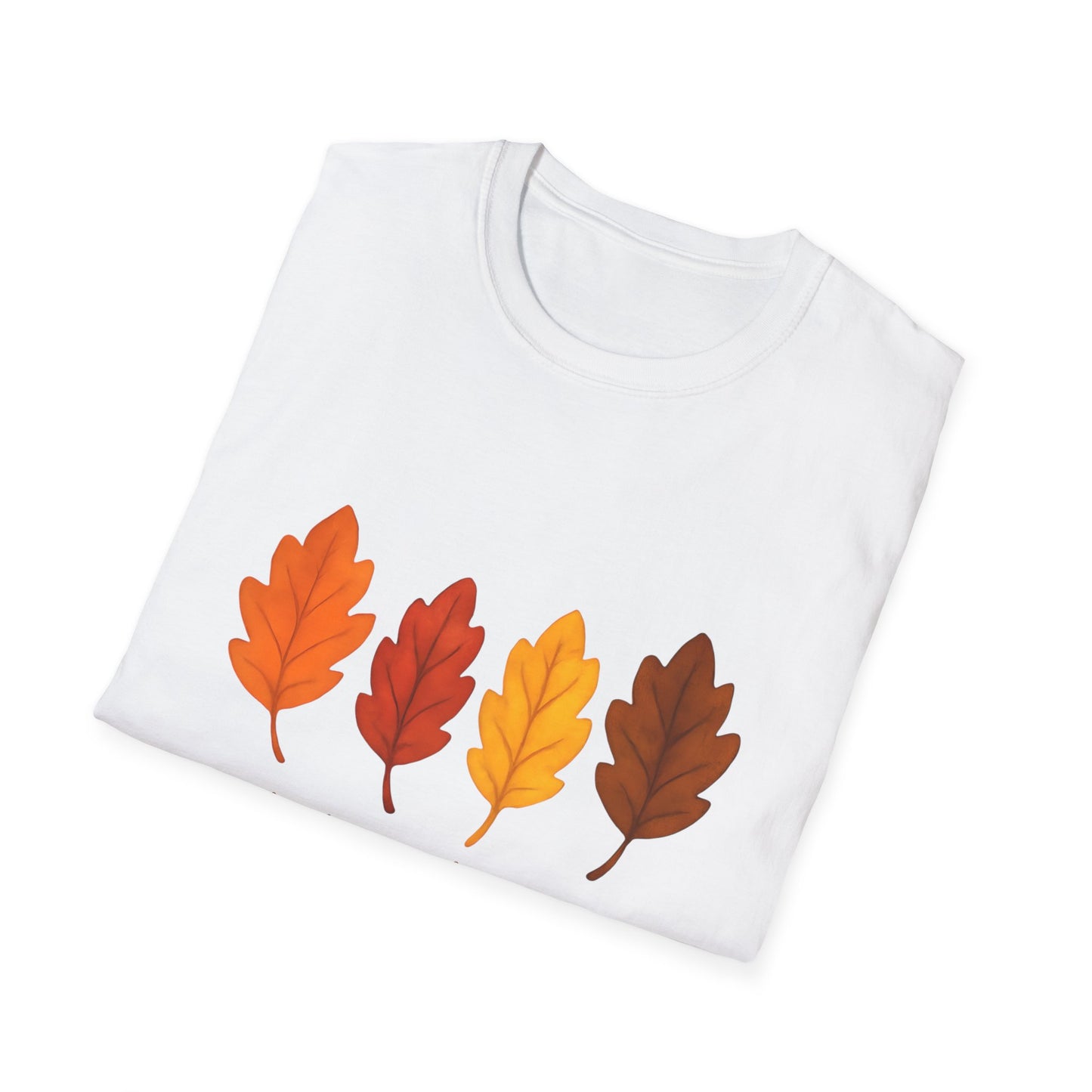Feeling of Fall Leaves Shirt Cozy Autumn Graphic Tee Unisex Soft style T Shirt