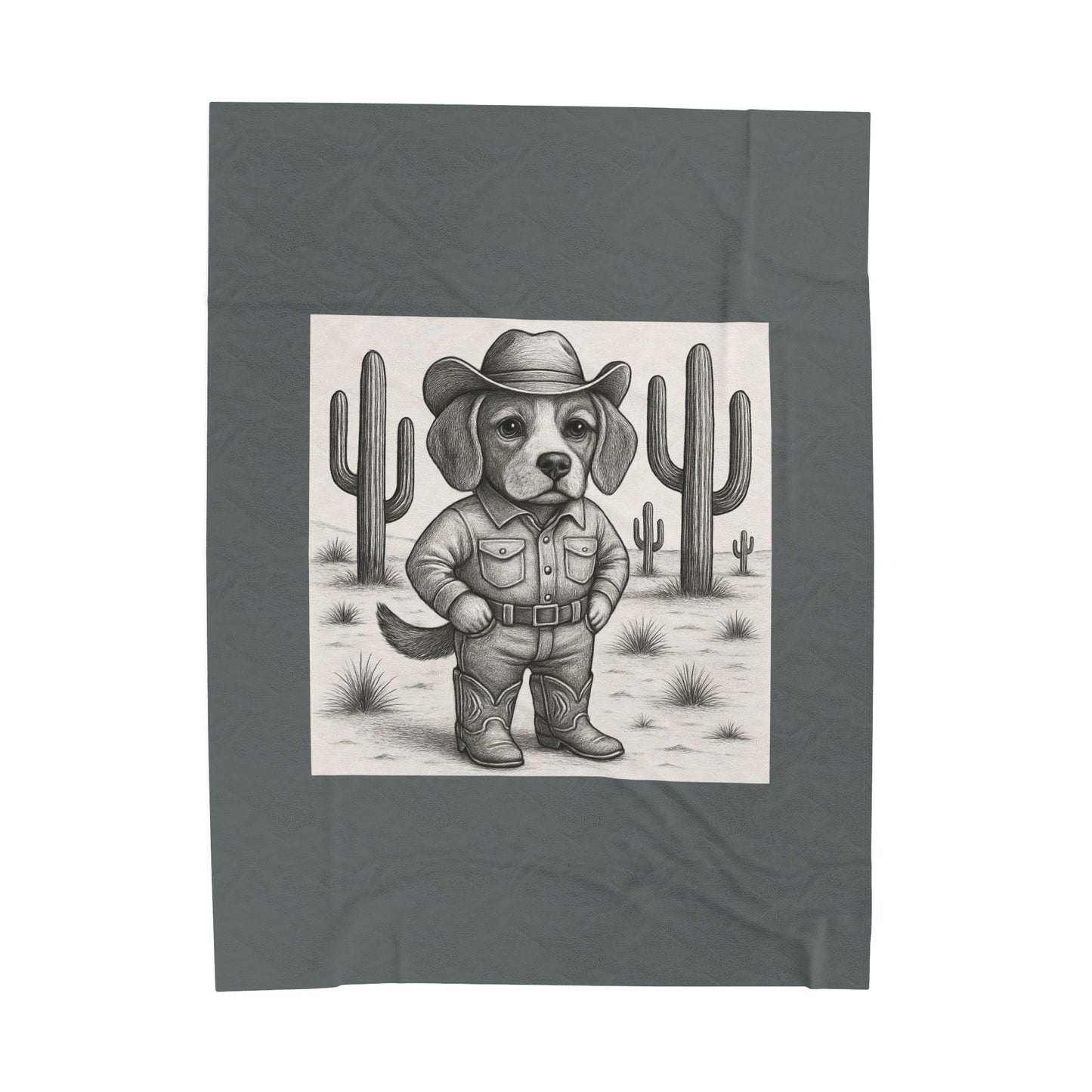 Western Cowboy Dog Blanket, Country Rustic Farmhouse Decor