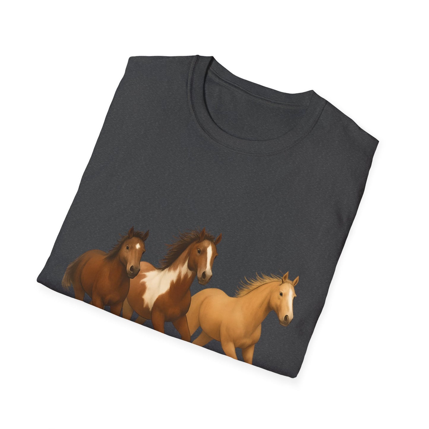 Galloping Into Adventure Country Horse Unisex T-Shirt, Galloping Horse Tee, Horse Lover Gift, Equestrian Shirt, Horseback Riding Top