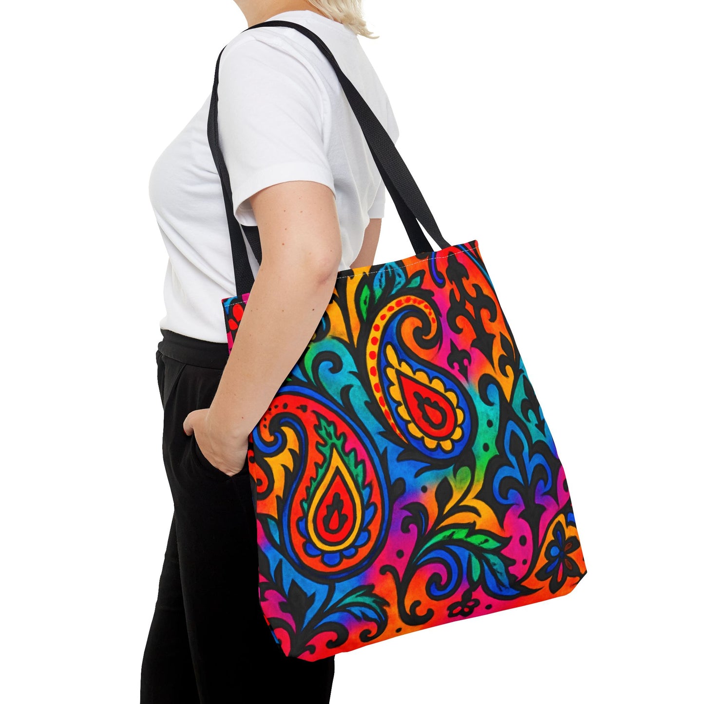 Colorful Paisley Tote Bag