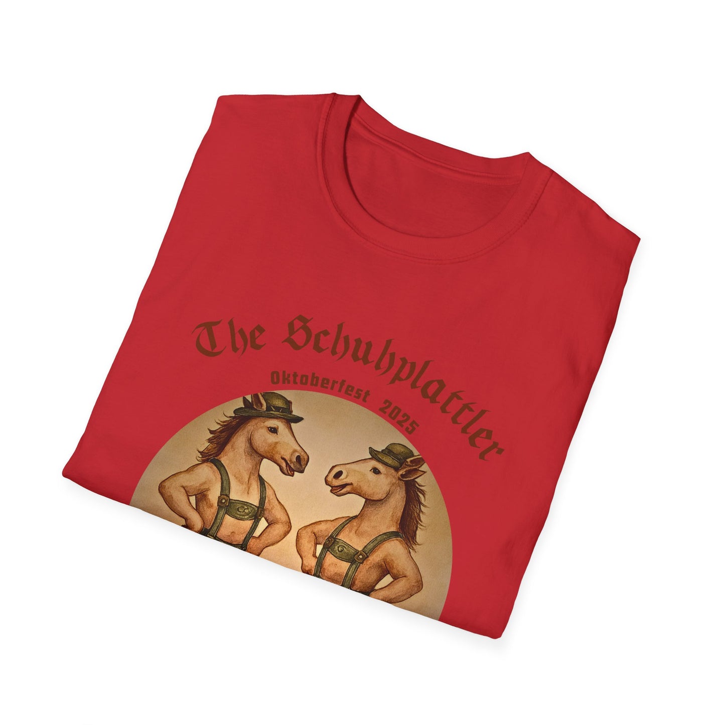 Oktoberfest Horse Dancer T Shirt Funny Bavarian Schuhplattler Tee Unisex Soft style T Shirt