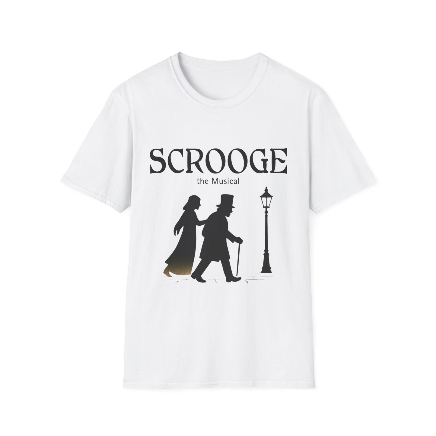 Scrooge the Musical Shirt Victorian Christmas Carol Theater Gift Tee Unisex Soft style T Shirt Personalize