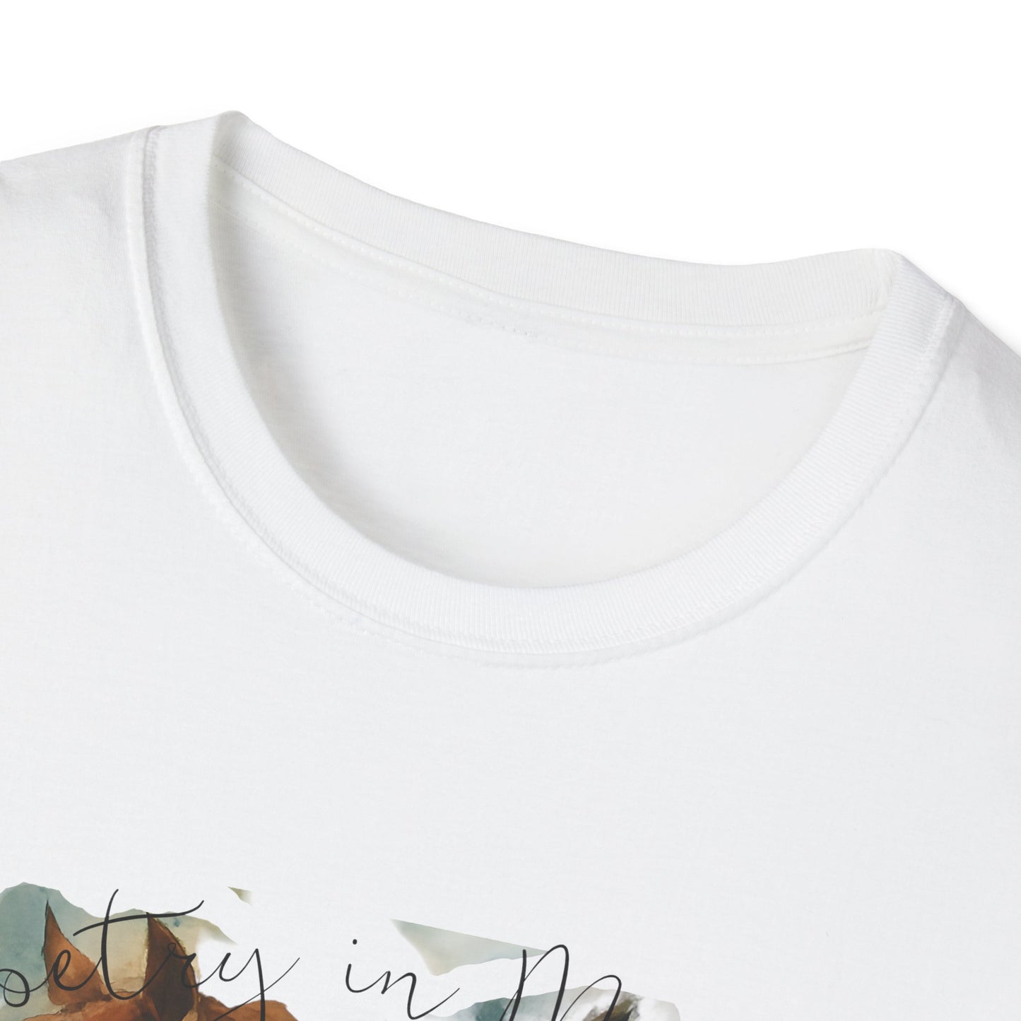 Poetry in Motion Horse T-Shirt Watercolor Horse Lover Shirt Artistic Equestrian Tee Gift for Women Unisex Soft style T-Shirt