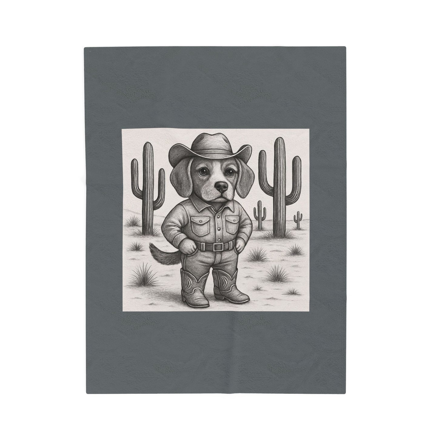 Western Cowboy Dog Blanket, Country Rustic Farmhouse Decor