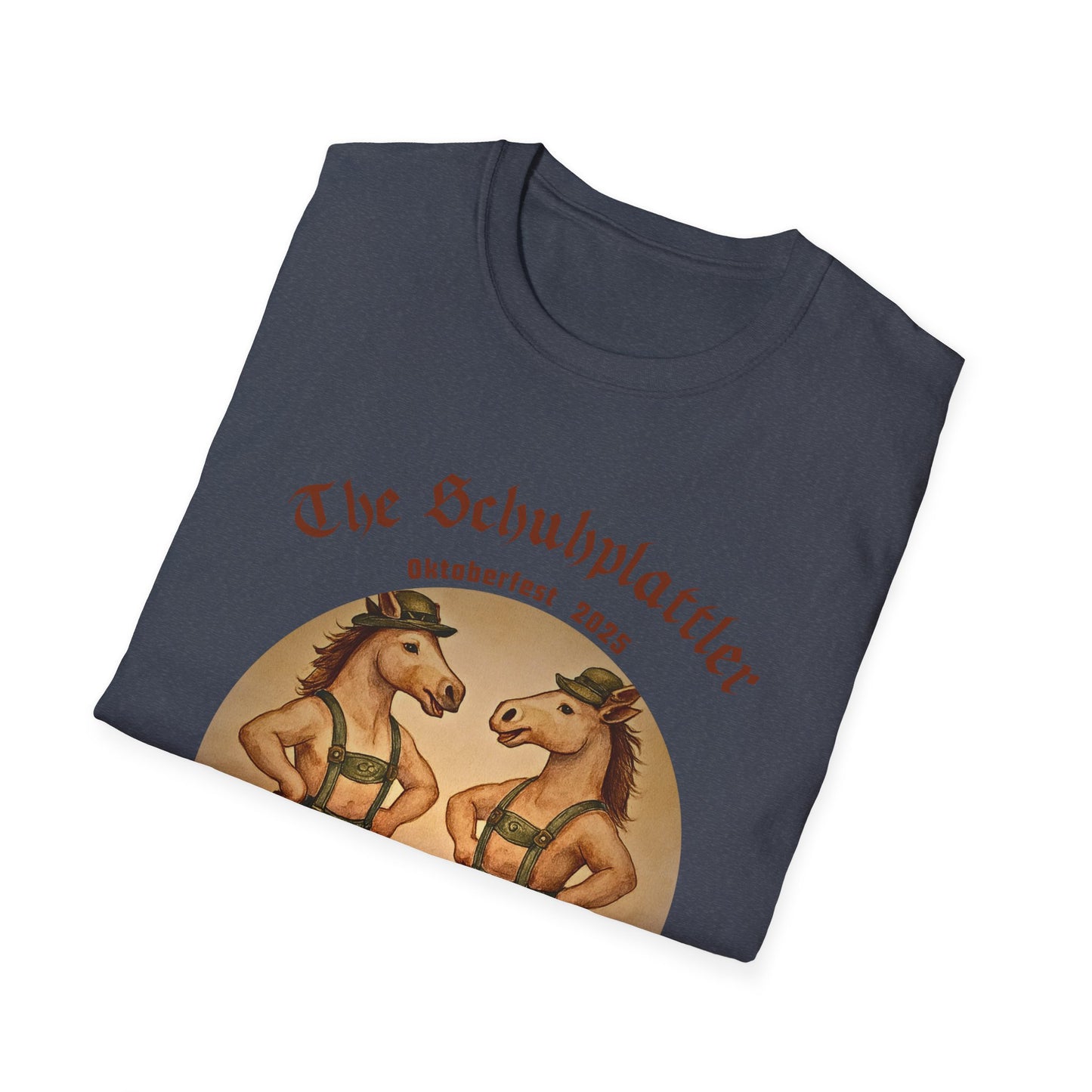 Oktoberfest Horse Dancer T Shirt Funny Bavarian Schuhplattler Tee Unisex Soft style T Shirt