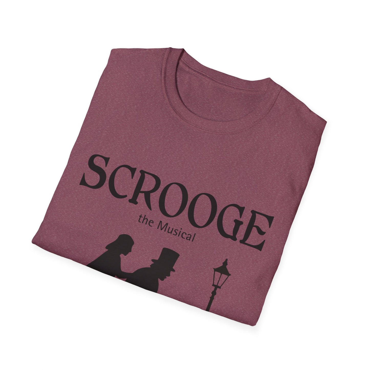 Scrooge the Musical Shirt Victorian Christmas Carol Theater Gift Tee Unisex Soft style T Shirt Personalize