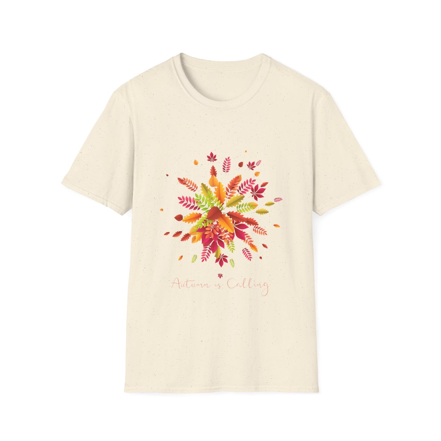 Autumn Is Calling Fall Leaves Graphic T Shirt Seasonal Fashion Tee Unisex Soft style T Shirt