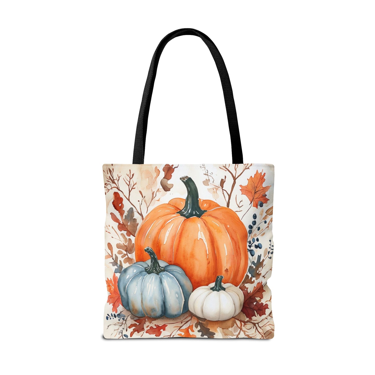 Pumpkin Harvest Tote Bag, Fall Farmhouse Autumn Market Bag
