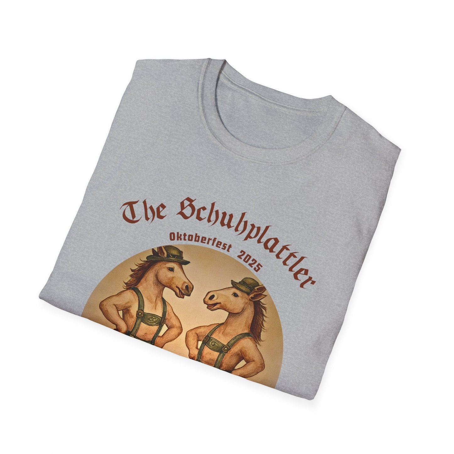 Oktoberfest Horse Dancer T Shirt Funny Bavarian Schuhplattler Tee Unisex Soft style T Shirt