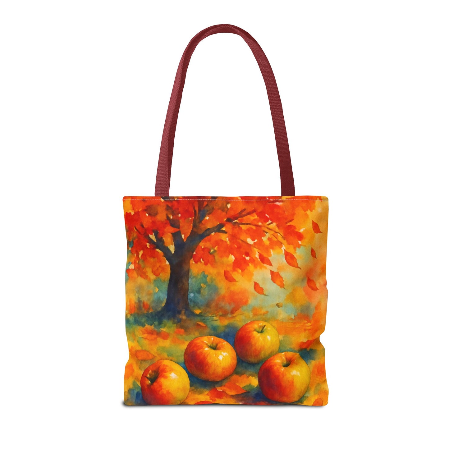 Autumn Apple Orchard Tote Bag Fall Harvest Reusable Shoulder Bag Tote Bag (AOP)
