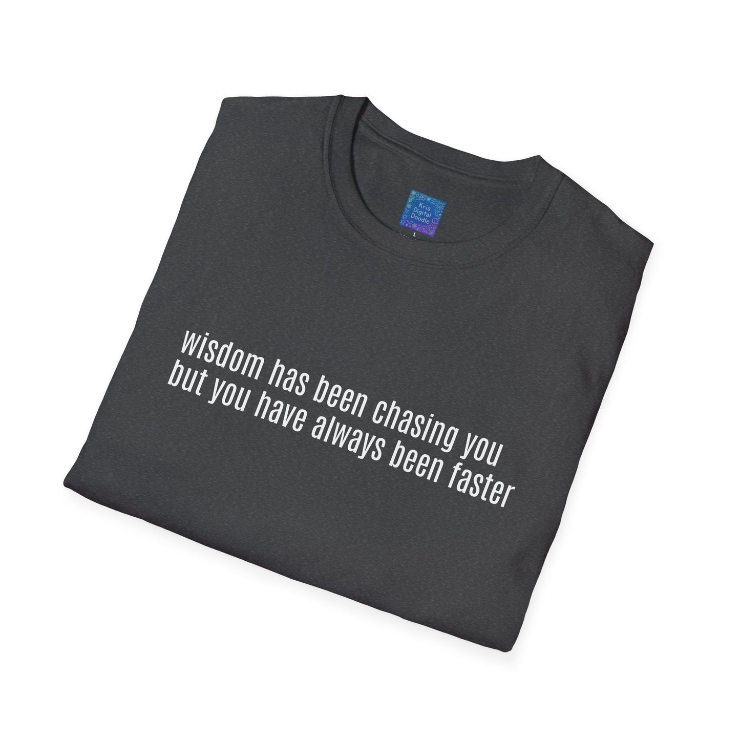 Wisdom Has Been Chasing You.... Sarcastic Quote Graphic T-Shirt