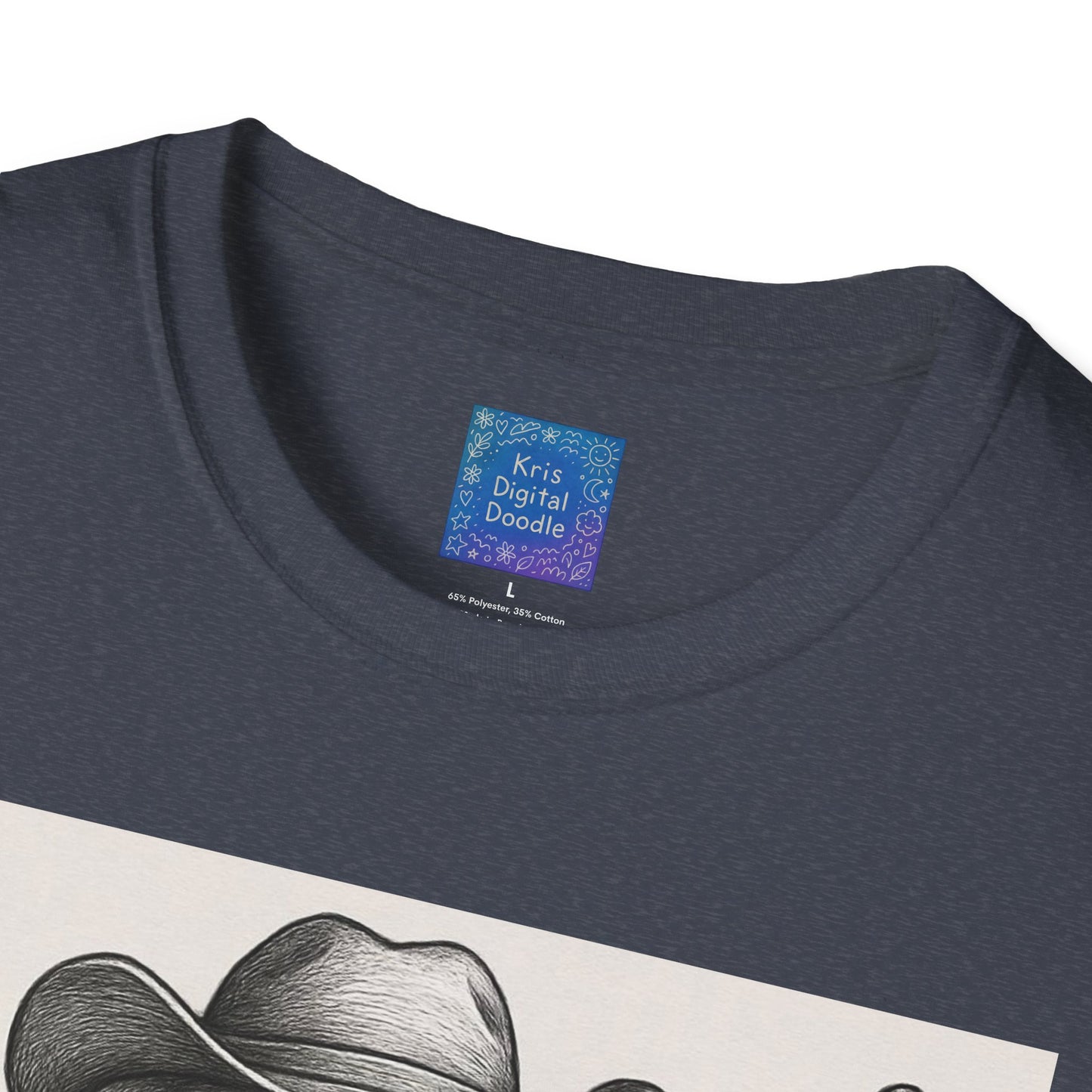 Cowboy Dog T-Shirt, Funny Western Desert Graphic Tee