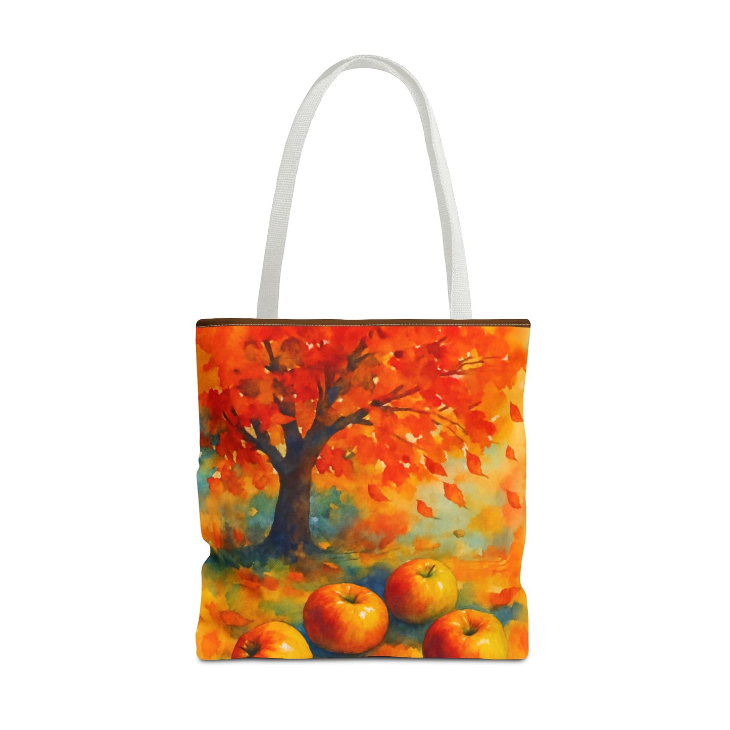Autumn Apple Orchard Tote Bag Fall Harvest Reusable Shoulder Bag Tote Bag (AOP)