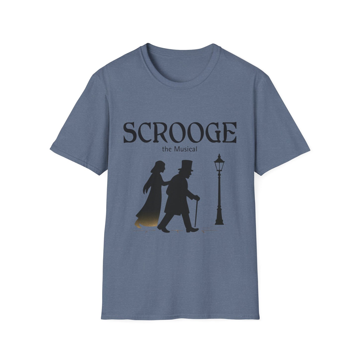 Scrooge the Musical Shirt Victorian Christmas Carol Theater Gift Tee Unisex Soft style T Shirt Personalize