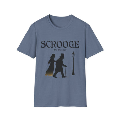 Scrooge the Musical Shirt Victorian Christmas Carol Theater Gift Tee Unisex Soft style T Shirt Personalize