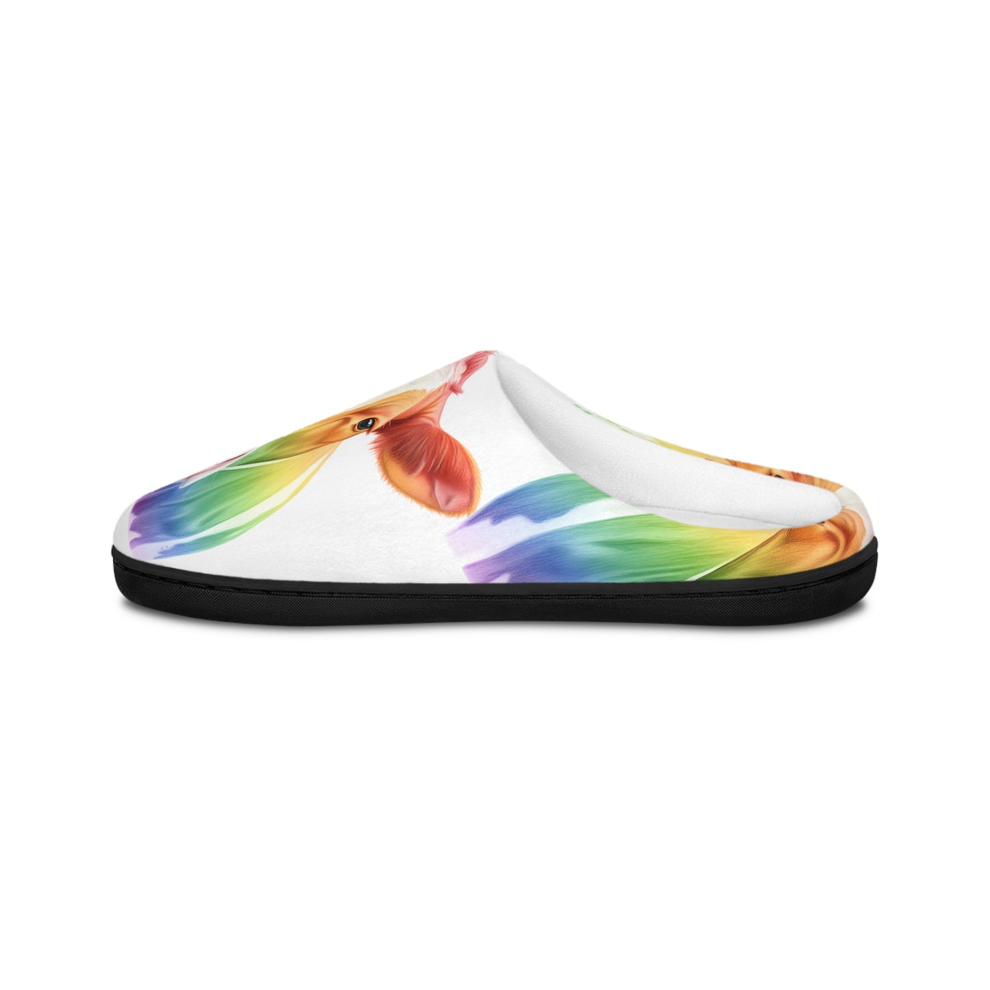 Rainbow Cow Slippers
