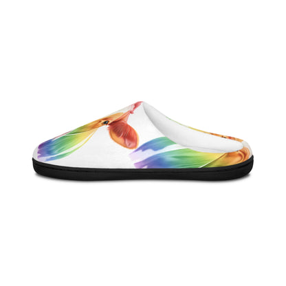 Rainbow Cow Slippers