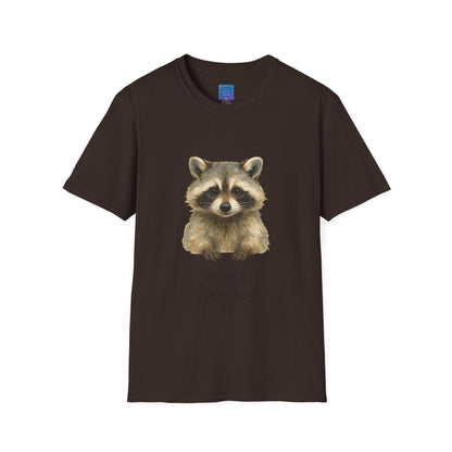 Watercolor Baby Raccoon T-Shirt (Personalize)  Cute Woodland Animal Tee