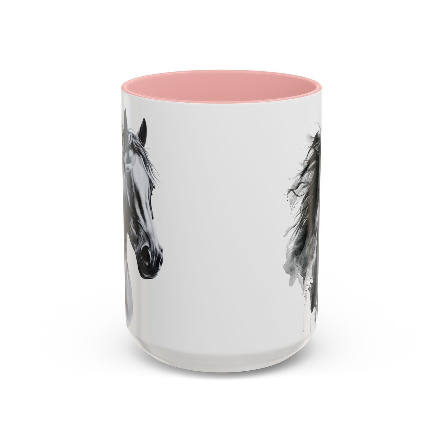 Black Horse Coffee Mug Western Cowboy Horse Art Cup