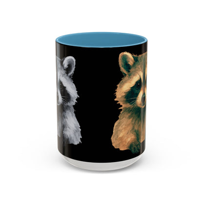 Watercolor Raccoon Mug | Accent Coffee Mug 11oz 15oz