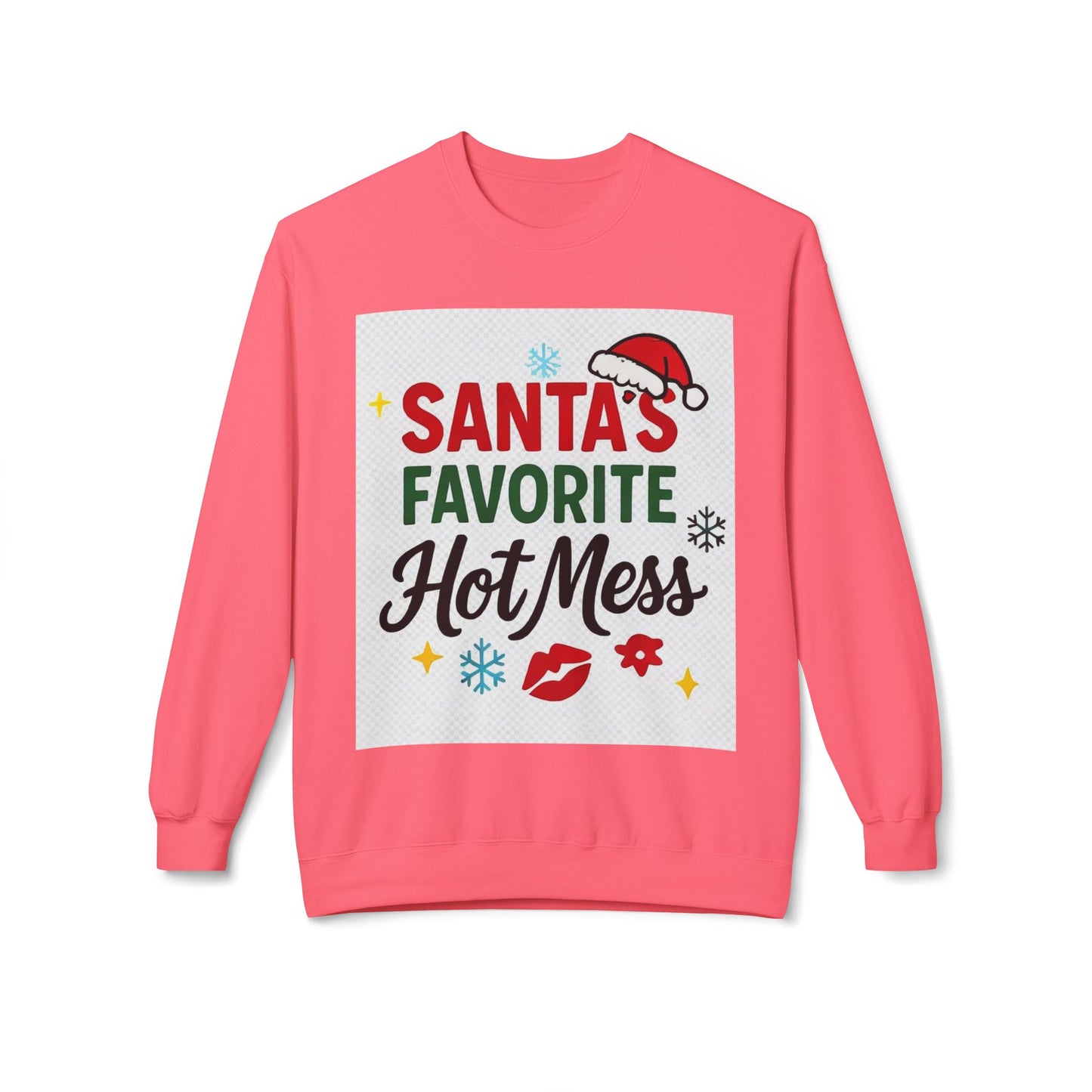Santas Favorite Hot Mess Christmas Sweatshirt