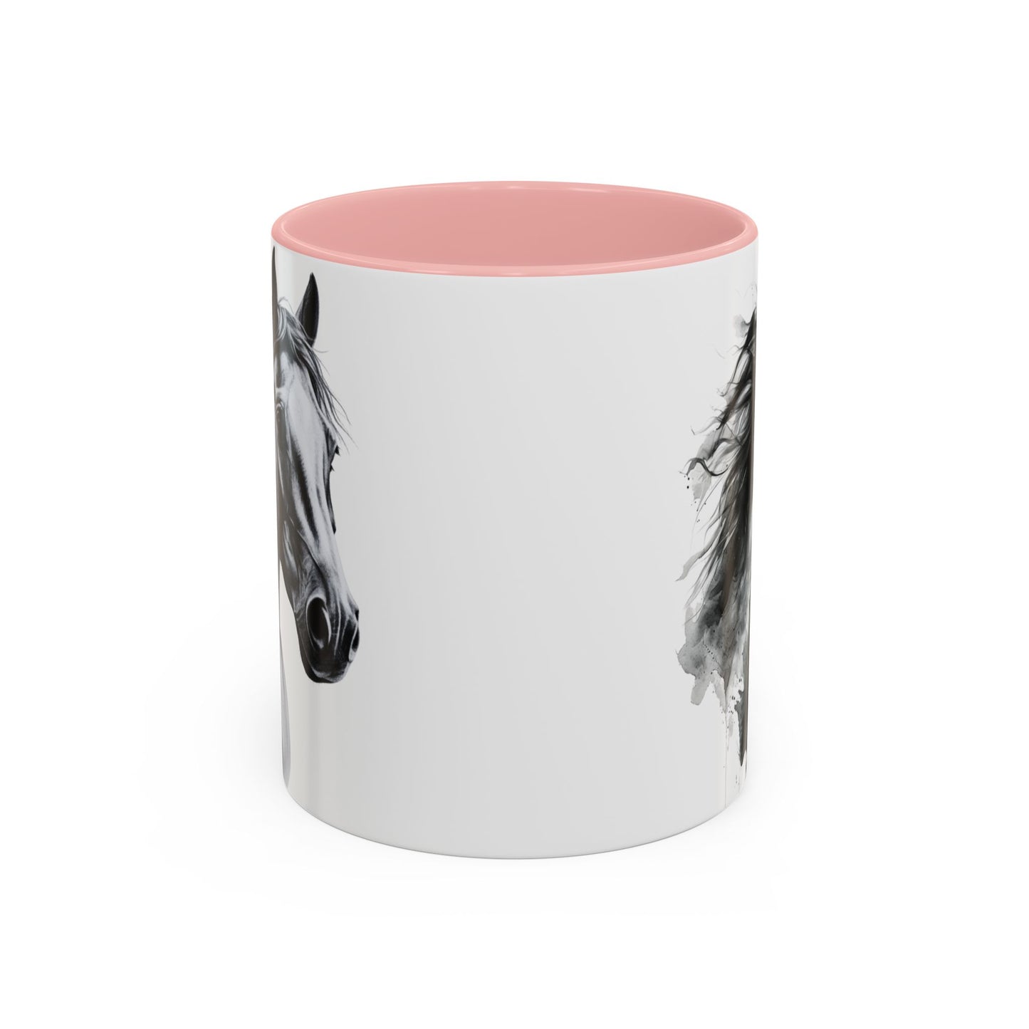 Black Horse Coffee Mug Western Cowboy Horse Art Cup