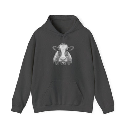 Black and White Cow Hoodie Sweatshirt