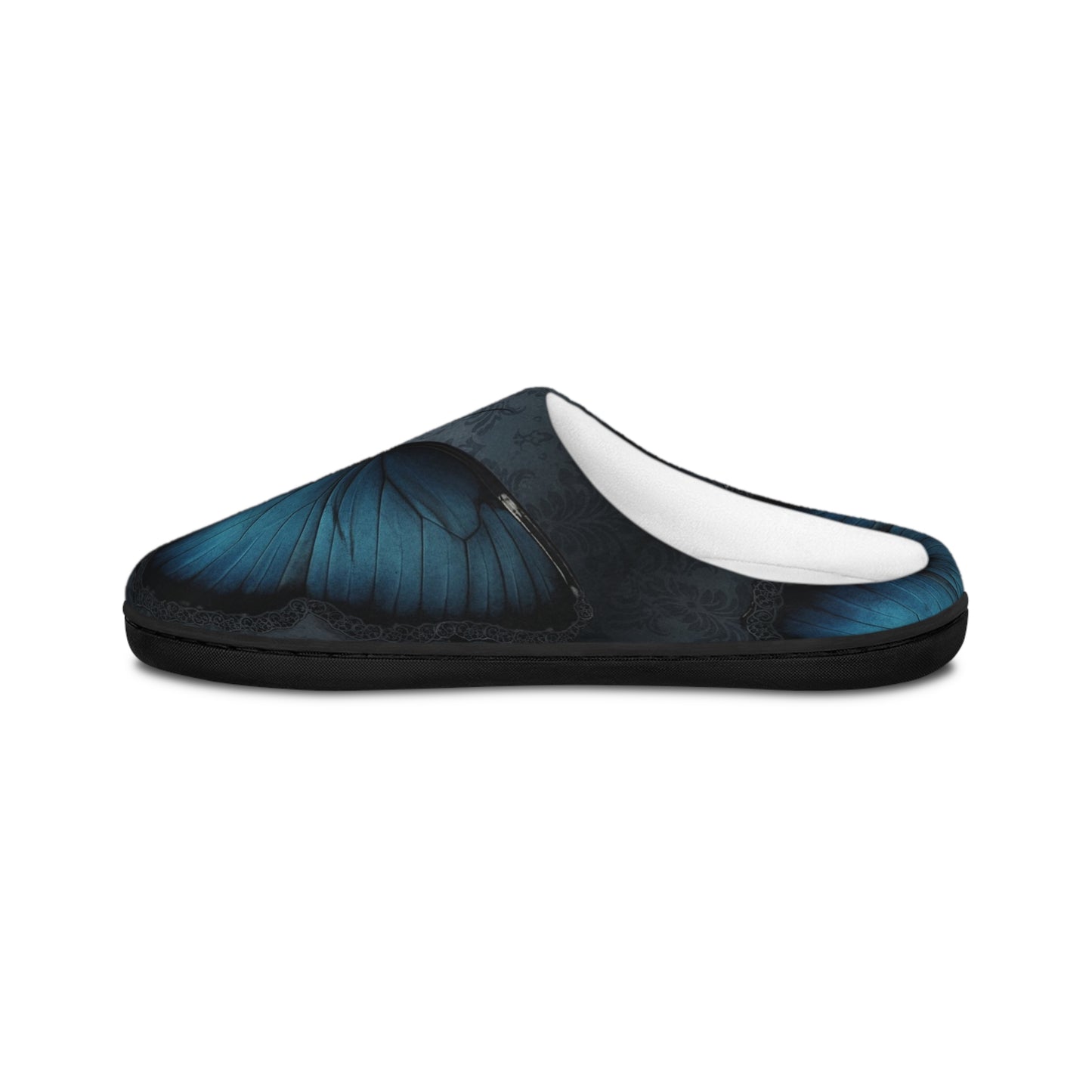 Butterfly Slippers (Gothic Blue Morpho)