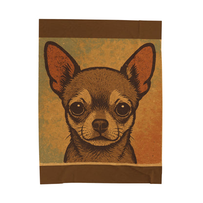 Chihuahua Blanket Velveteen Plush 3 sizes