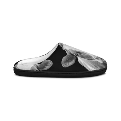 Womens Cozy Cow Print Slippers Size 7 to 11