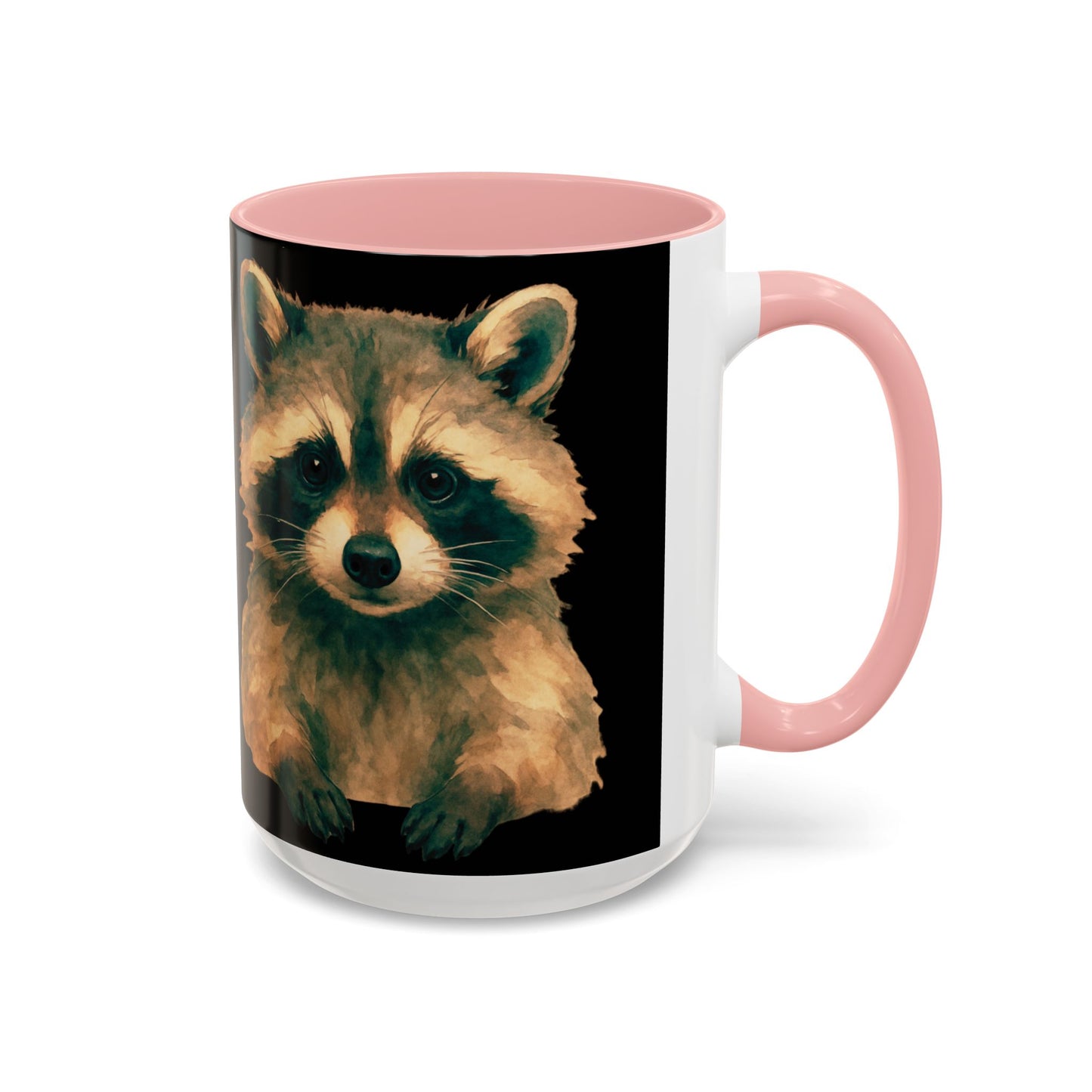 Watercolor Raccoon Mug | Accent Coffee Mug 11oz 15oz