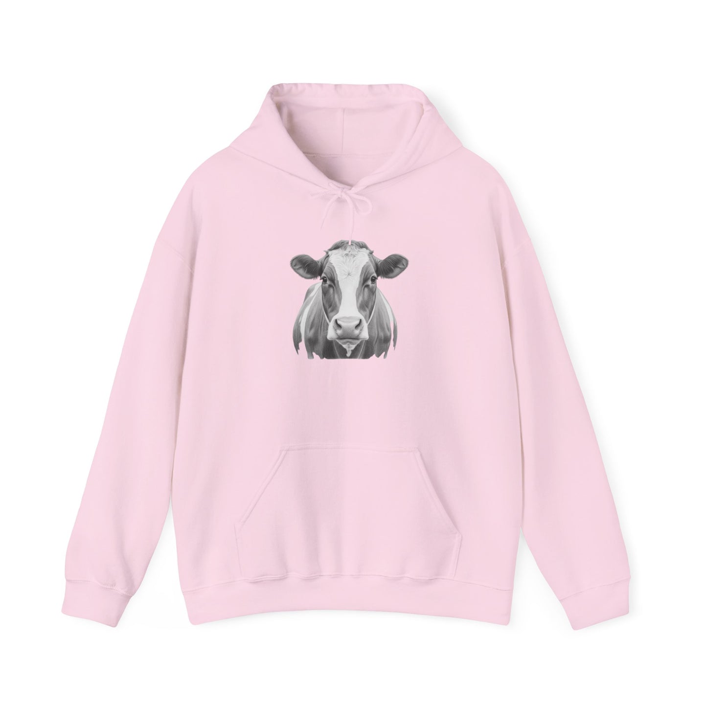 Black and White Cow Hoodie Sweatshirt