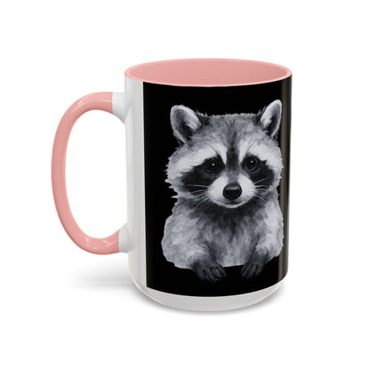 Watercolor Raccoon Mug | Accent Coffee Mug 11oz 15oz