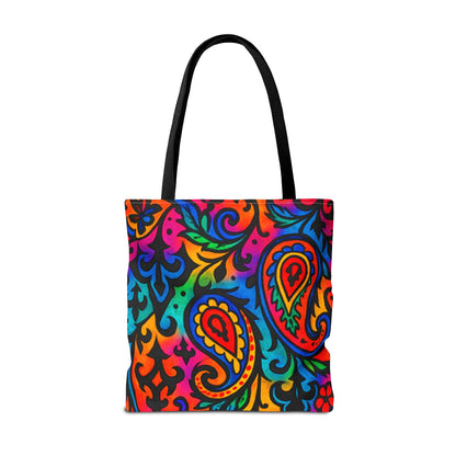 Colorful Paisley Tote Bag