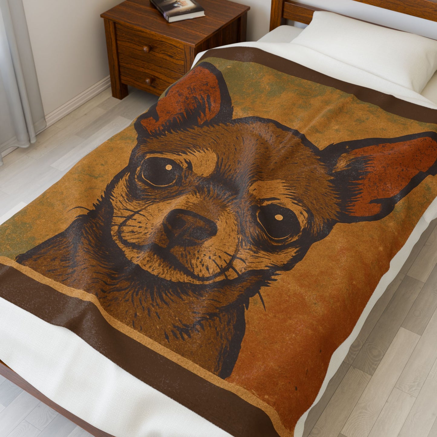 Chihuahua Blanket Velveteen Plush 3 sizes