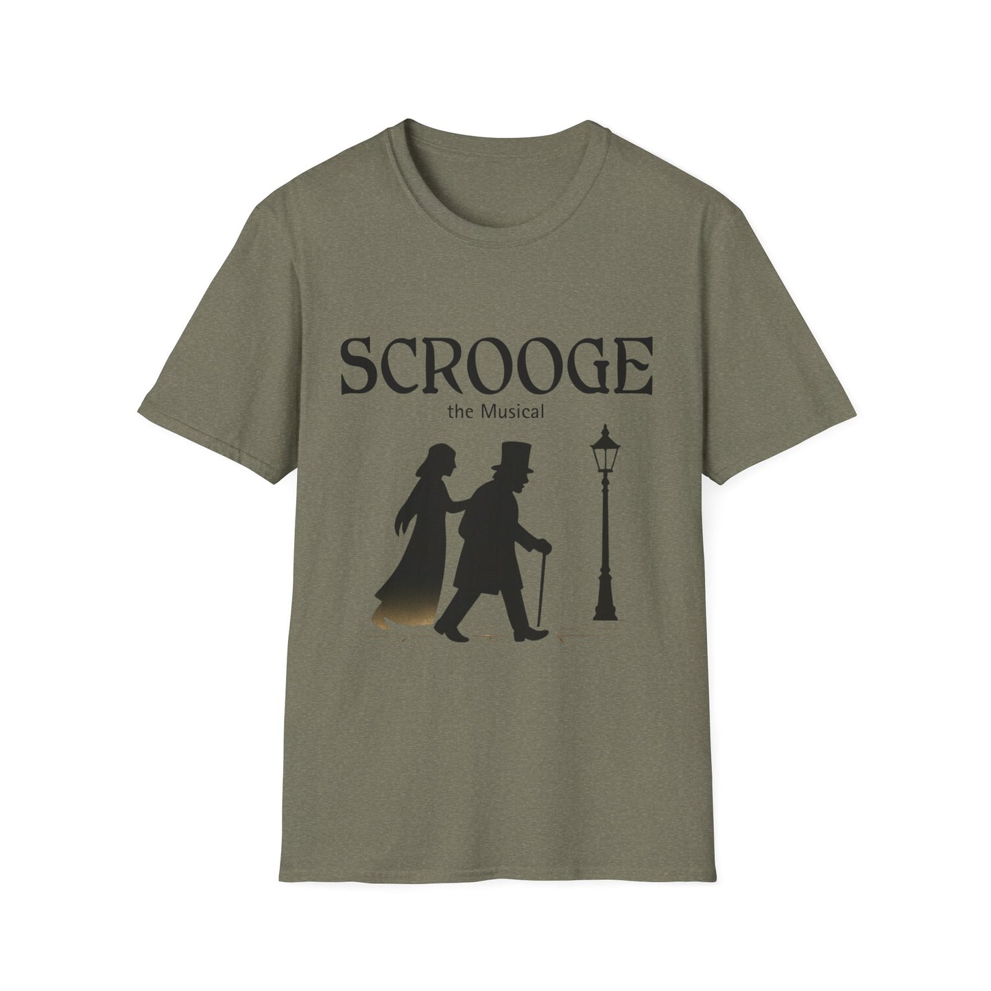 Scrooge the Musical Shirt Victorian Christmas Carol Theater Gift Tee Unisex Soft style T Shirt Personalize