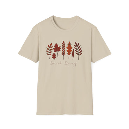 Second Spring Fall Shirt  Autumn Leaves TShirt  Neutral Cozy Thanksgiving Tee  Fall Graphic Tee for Women Unisex  TShirt