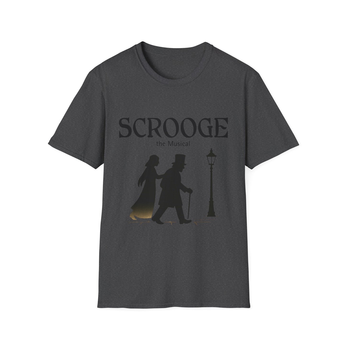 Scrooge the Musical Shirt Victorian Christmas Carol Theater Gift Tee Unisex Soft style T Shirt Personalize