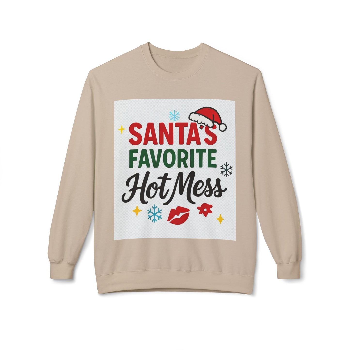 Santas Favorite Hot Mess Christmas Sweatshirt