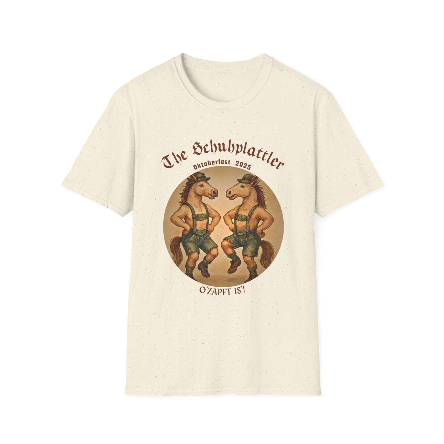 Oktoberfest Horse Dancer T Shirt Funny Bavarian Schuhplattler Tee Unisex Soft style T Shirt
