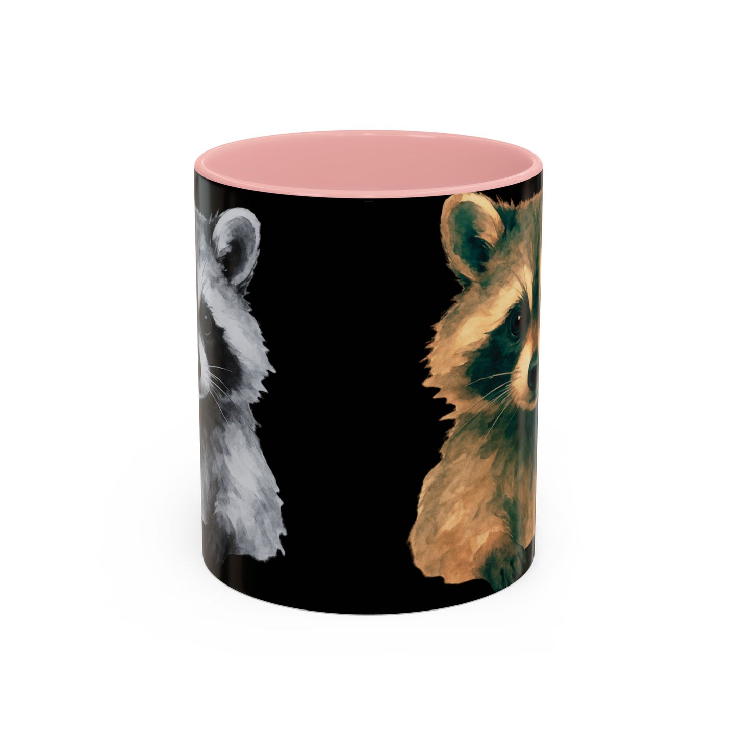 Watercolor Raccoon Mug | Accent Coffee Mug 11oz 15oz
