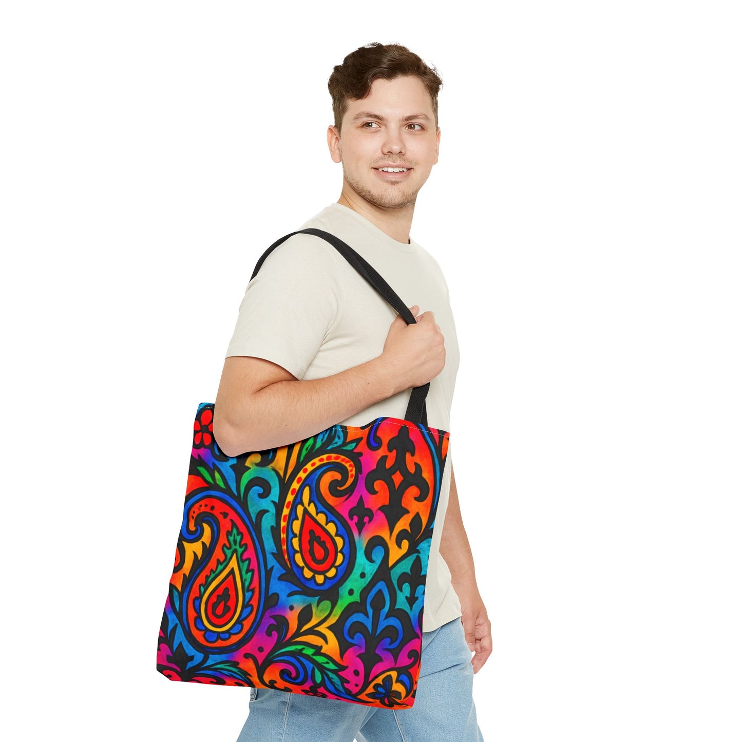 Colorful Paisley Tote Bag