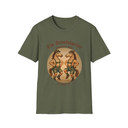 Oktoberfest Horse Dancer T Shirt Funny Bavarian Schuhplattler Tee Unisex Soft style T Shirt