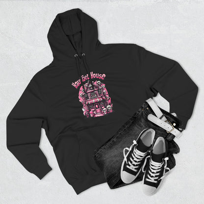 Haunted House Hoodie , Gothic Skull Graphic Halloween Sweatshirt